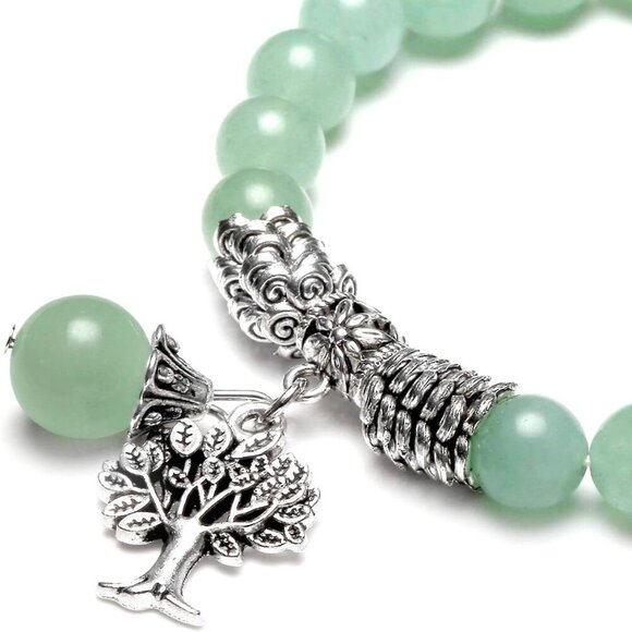 Reiki Healing Crystal Quartz Gemstones Jewelry Angel Wings Carved Stone Pendant - Picture 3 of 7